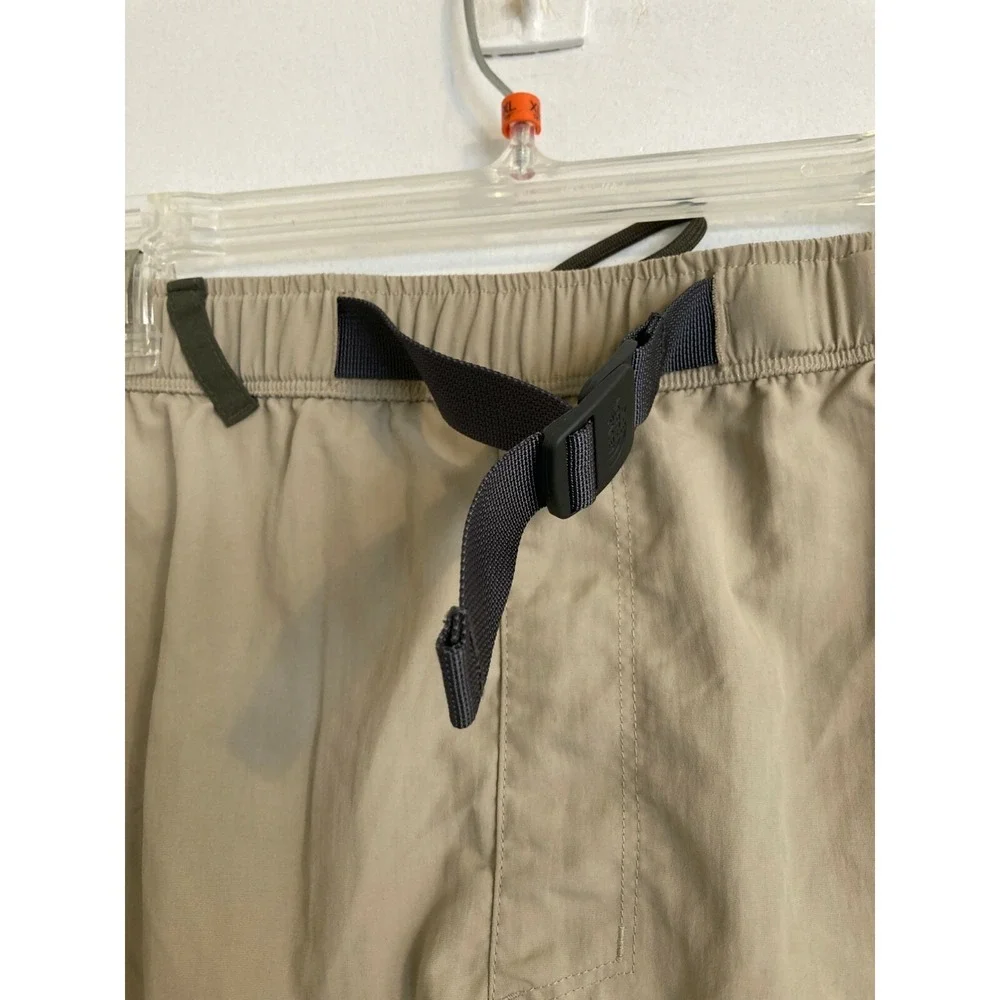The North Face Shorts‎ Men's XL Beige Short Court Pull On Belted Nylon 2990